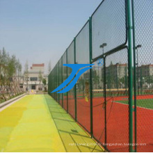 Clôture de tennis / barrière de stade, / maille de diamant / barrière de basket-ball